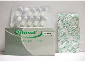 كبسولات ديلاسال لعلاج اضطرابات الدورة الدموية الطرفية وتوسع الأوردة Dilasal