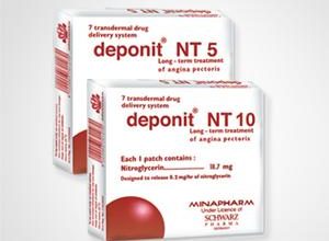 لاصقة ديبونيت ان تي لعلاج الذبحة الصدرية وارتفاع ضغط الدم Deponit NT