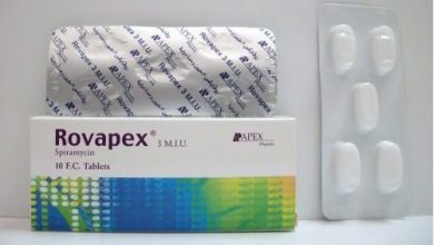 اقراص روفابيكس مضاد حيوى واسع المجال لعلاج امراض الجهاز التنفسى Rovapex