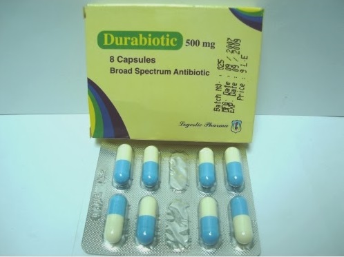 كبسولات ديورابيوتيك مضاد حيوى لعلاج إلتهاب الحلق والتهاب اللوز والتهاب الجيوب الأنفية