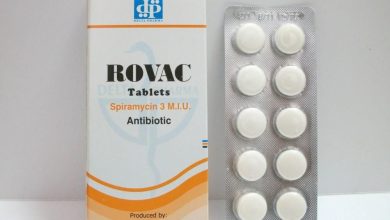 اقراص روفاك مضاد حيوى واسع المجال لعلاج إلتهاب الجيوب الأنفية Rovac