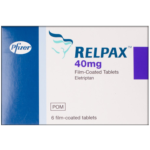 اقراص ريلباكس لعلاج الصداع النصفي الحاد مع أو بدون هالة Relpax