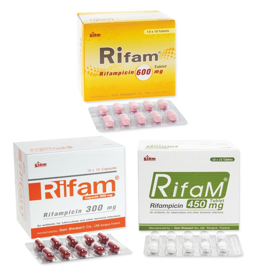 دواء ريفام لعلاج مرض السل والجذام والتهاب السحايا والحمى المالطية rifam