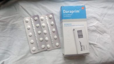 اقراص دارابريم لعلاج الملاريا والعدوى الطفيلية ومنع نمو وتكاثر الطفيليات Daraprim