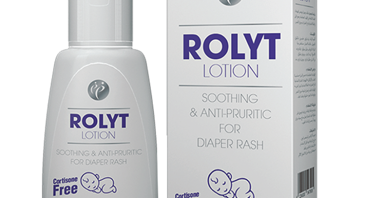 لوسيون روليت علاج التهاب الحفاض وحمو النيل وحروق الشمس Rolyt