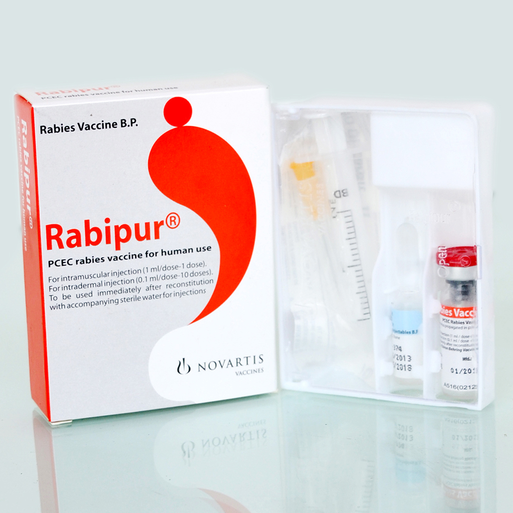 حقن رابيبور لقاح داء الكلب للاستخدام البشري Rabipur Vaccine