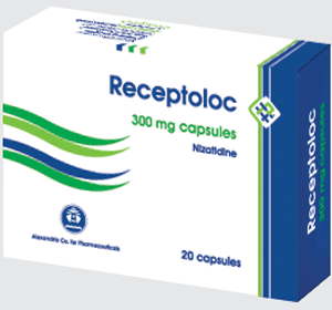 كبسولات ريسيبتولوك لعلاج قرحة المرئ و الجهاز الهضمى Receptoloc