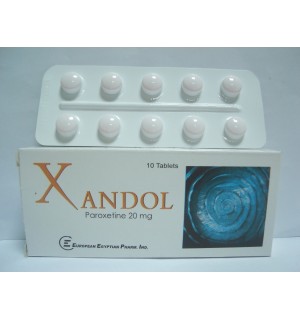 اقراص زاندول المحسن للمزاج و المزيل للاكتئاب والامراض النفسية XANDOL