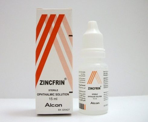 قطرة عين زنكفرين لعلاج حساسية و التهابات العين وانتفاخات العين Zincfrin