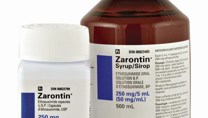 دواء زارونتين لعلاج نوبات الصرع الصغير والهوس والصداع النصفي Zarontin