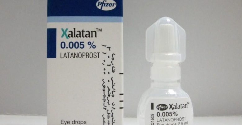 قطرة عين زالاتان لعلاج مرض الزرق ، الجلوكوما مفتوحة الزاويه فقط XALATAN