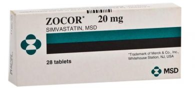 اقراص زوكور لتقليل نسبة الكوليسترول الضار و الدهون الثلاثيه بالدم ZOCOR