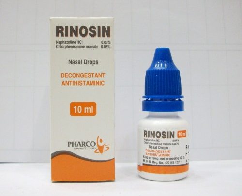 قطرة رينوزين لعلاج الحساسية الموسمية و حساسية الجهاز التنفسى العلوى Rinosin