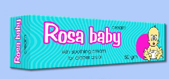 كريم روزا بيبي لعلاج التسلخات وطفح الحفاض لدى الاطفال Rosa Baby