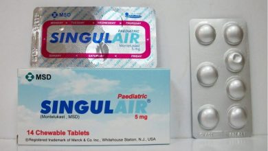 دواء سينجولير لعلاج امراض الربو المزمنة و صعوبة التنفس و ضيق الصدر SINGULAIR