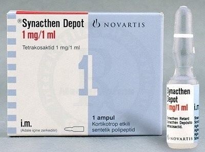 حقن سيناكتين لعلاج التهاب القولون التقرحي وفحص عمل الغدة الكظرية Synacthen