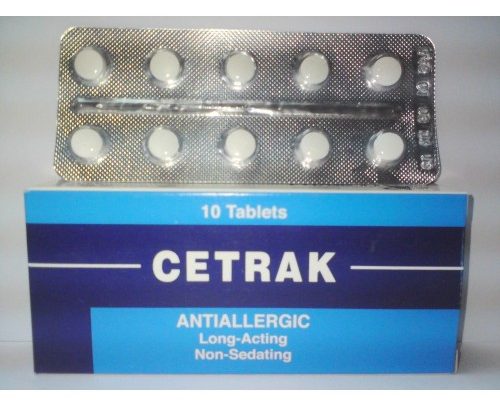 دواء سيتراك مضاد للحساسية والحكة الجلدية وعلاج الحساسية الأنفية الموسمية Cetrak