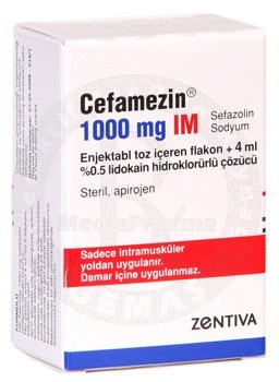 حقن سيفاميزين مضاد حيوي للوقاية من العدوى والتهاب المسالك البولية CEFAMEZIN