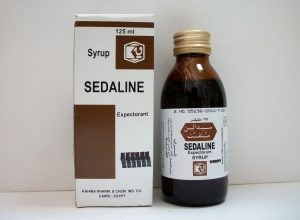 شراب سيدالين لتخفيف السعال وعلاج نزلات البرد والانفلونزا Sedaline