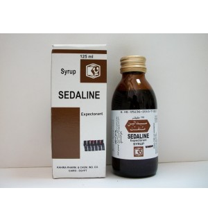 شراب سيدالين لتخفيف السعال وعلاج نزلات البرد والانفلونزا Sedaline