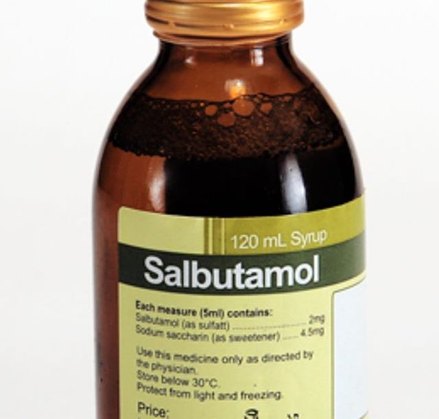 شراب سالبيوتامول لعلاج التهاب الرئة و التشنجات التي تصيب الرئة Salbutamol