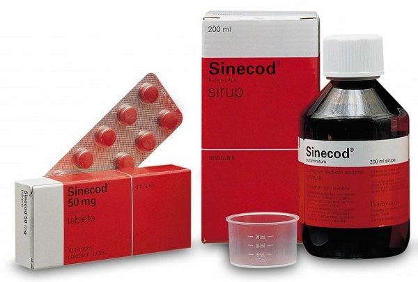 دواء سينيكود مضاد للسعال ويخفف من الكحة والعطس والرشح واعراض البرد Sinecod