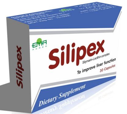 كبسولات سيليبيكس لعلاج الالتهاب الكبدى الوبائى وعلاج امراض الكبد Silipex