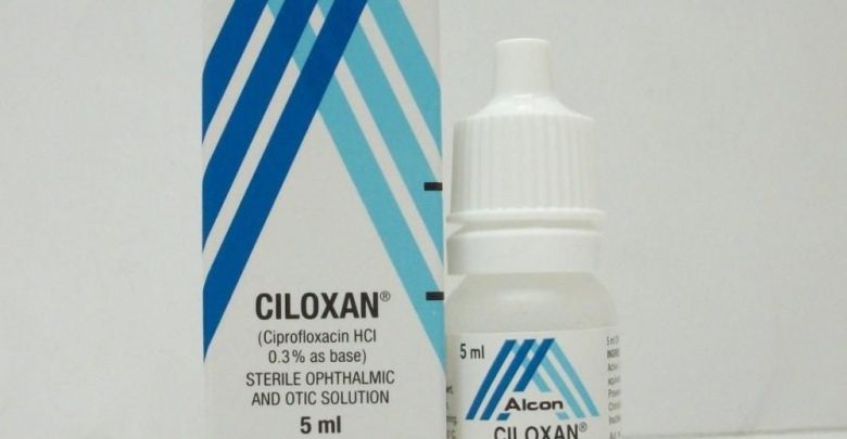 قطرة سيلوكسان مضاد حيوى لعلاج التهابات و إصابات العين البكتيرية CILOXAN