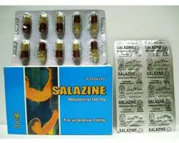 كبسولات سالازين لعلاج التهاب الأمعاء والجهاز الهضمي Salazine