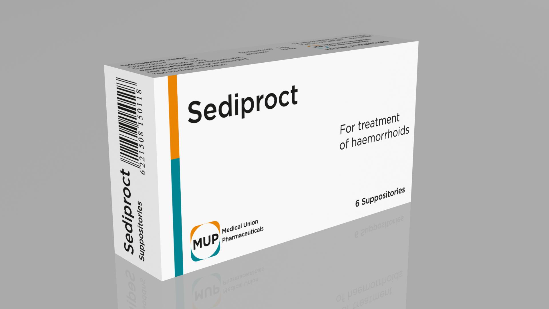 كريم ولبوس سيديبروكت لعلاج البواسير و التشققات الشرجية SEDIPROCT