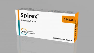اقراص سبيريكس مضاد حيوى لعلاج امراض الجهاز التنفسى العلوى SPIREX