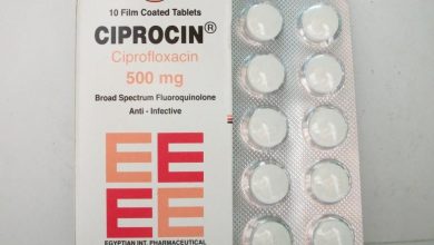اقراص سيبروسين مضاد حيوى لعلاج الجمرة الخبيثة والتهاب الجهاز البولى CIPROCIN