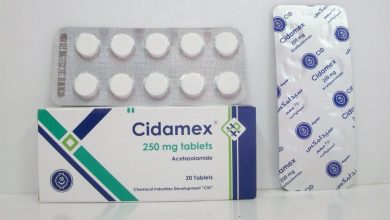 اقراص سيدامكس مدر للبول لعلاج ارتفاع ضغط العين و المياه الزرقاء Cidamex