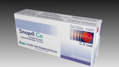اقراص سينوبريل لعلاج ارتفاع ضغط الدم وحالات فشل عضلة القلب SINOPRIL