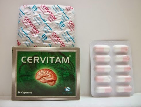 كبسولات سيرفيتام لتنشيط الذاكرة و علاج النسيان و الزهايمر و الخرف CERVITAM