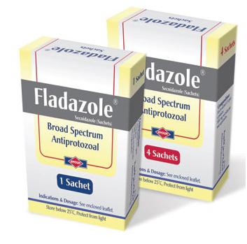 دواء فلادازول لعلاج التهابات المجري البولي والمهبل و الأميبا Fladazole
