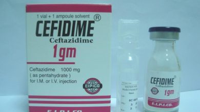 حقن سيفيديم مضاد حيوى لعلاج الالتهاب الرئوى الشديد Cefidime