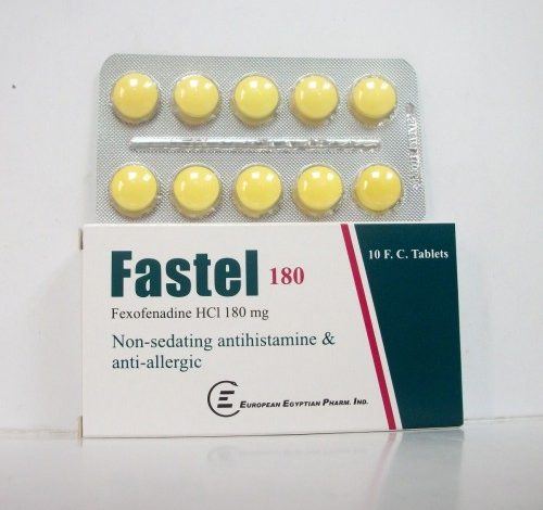 اقراص فاستيل لعلاج حساسية الانف الموسمية وحساسية الجلد المزمنة Fastel