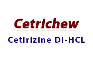 اقراص سيتريشو مضاد للحساسية لعلاج أعراض البرد و الإنفلوانزا CETRICHEW