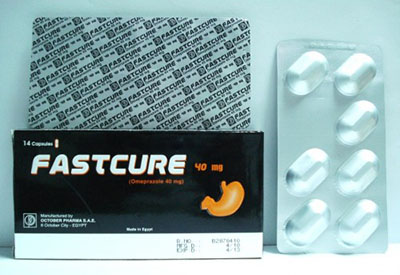 كبسولات فاست كيور لعلاج ارتجاع المريء الناتج عن صعود احماض المعدة Fastcure