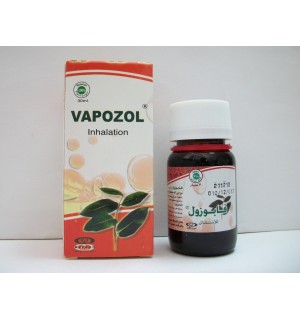 محلول فابوزول لعلاج التهاب الشعب الهوائية والتهاب الحنجرة Vapozol