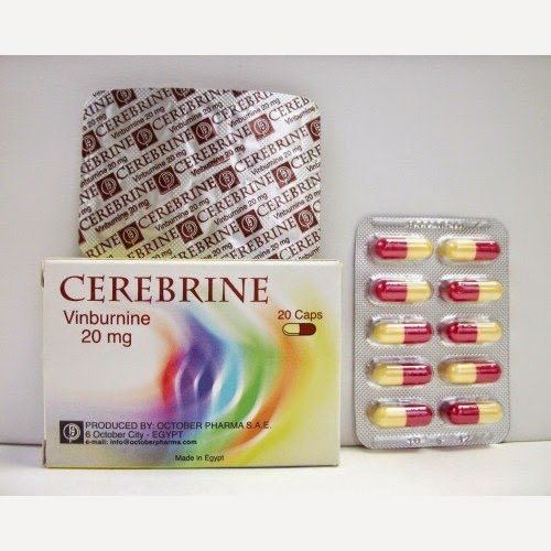 كبسولات سيريبرين لعلاج امراض الأوعية الدموية وضعف الذاكرة Cerebrine