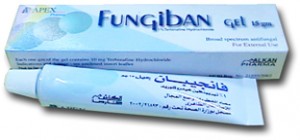 جيل فانجيبان لعلاج الفطريات الجلدية وفطر الاظافر و سعفة الرأس fungiban