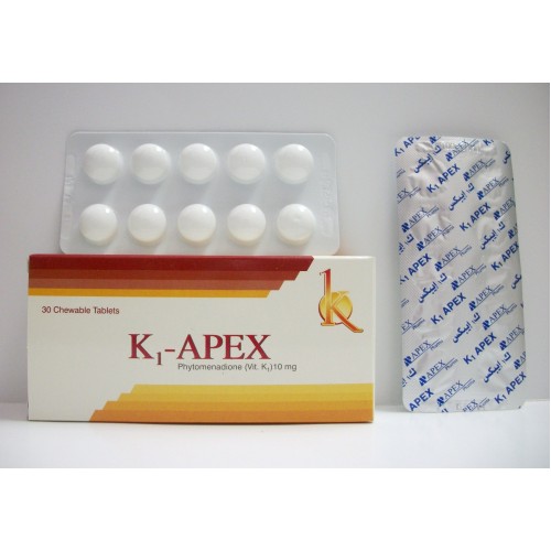 اقراص ك1 ابيكس K1 Apex لعلاج امراض الكبد وايقاف النزيف
