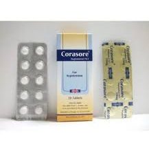 دواء كوراسور Corasore يعالج حالات الضغط المنخفض وهبوط الدوره الدمويه