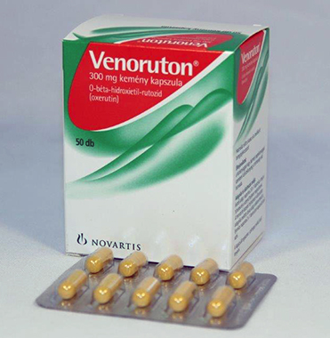 كبسولات فينوروتون لعلاج الام و حالات احتقان البواسير venoruton