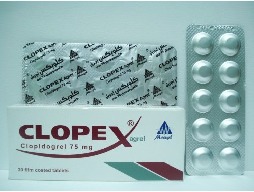 اقراص كلوبيكس CLOPEX لمنع تجلط الدم والوقاية من السكتات الدماغية