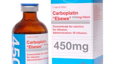 دواء كاربوبلاتين Carboplatin لعلاج الاورام الخبيثه وبعض انواع السرطانات