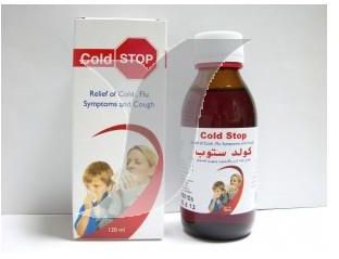 شراب كولد ستوب COLD STOP لعلاج التهاب الجيوب الانفيه والرشح