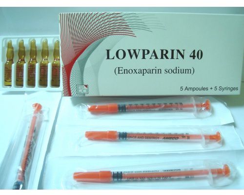 امبولات لوبارين lowparin لعلاج ومنع تكون الجلطات الدموية